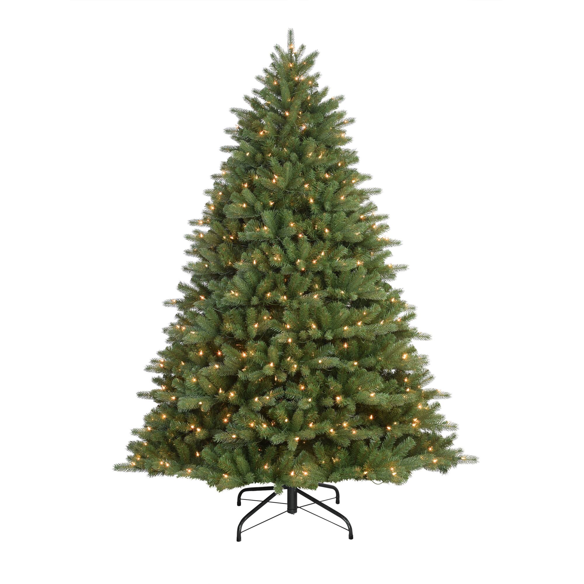 7.5ft. Pre-Lit Douglas Fir Premier Artificial Christmas Tree, Clear Lights